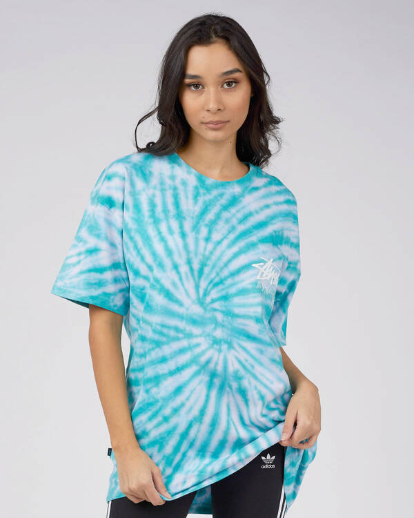 Stussy International Tie Dye T-Shirt for Womens