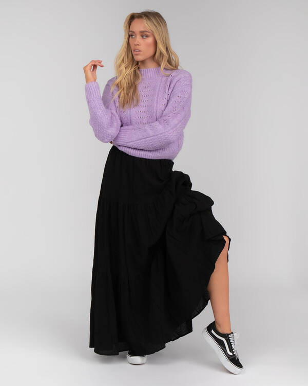 Rose Bullet Silver Lining Knit for Womens