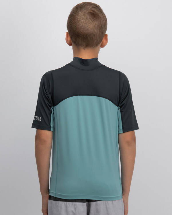 Rip Curl Boys' Underline Blade Relaxed Rash Vest for Mens