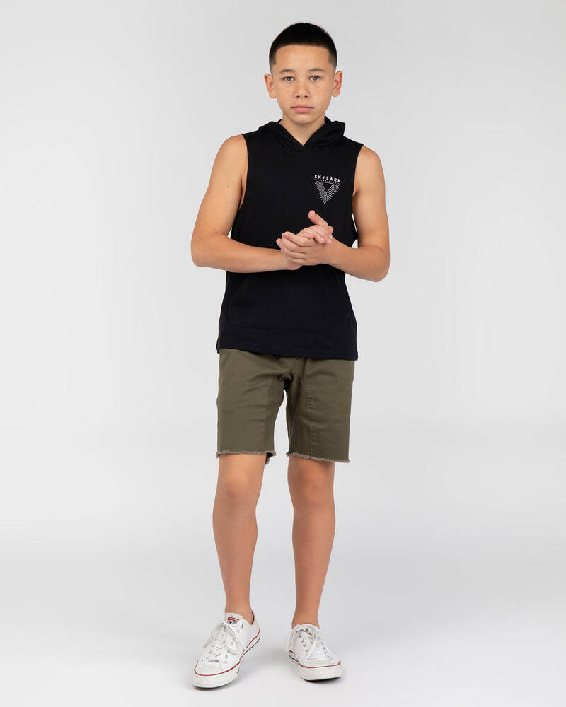 Skylark Boys' Bermuda Hooded Muscle Tank for Mens