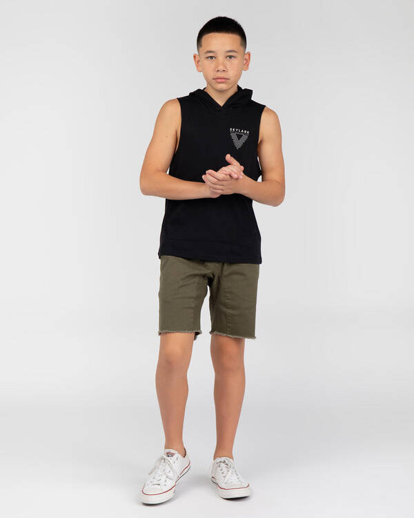 Skylark Boys' Bermuda Hooded Muscle Tank for Mens