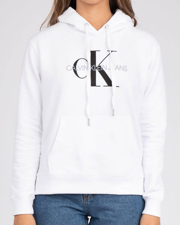 Calvin Klein Jeans Monogram Relaxed Hoodie for Womens