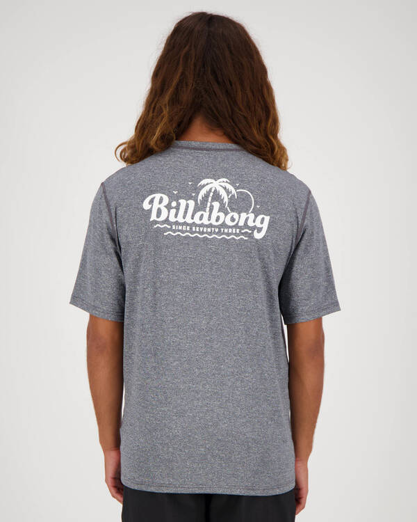 Billabong Beach Logo Rash Vest for Mens