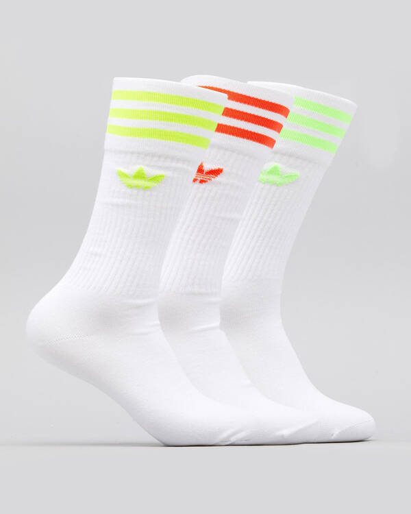 Adidas Womens Solid Crew Sock Pack for Womens