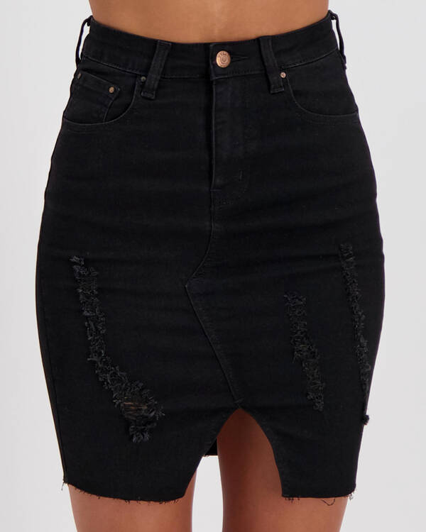 Used Split Midi Skirt for Womens