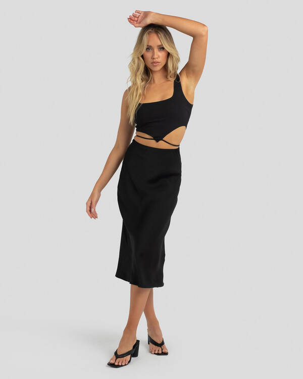 Ava And Ever Carey Midi Skirt for Womens