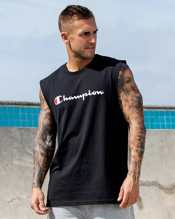 Champion Logo Muscle Tank for Mens
