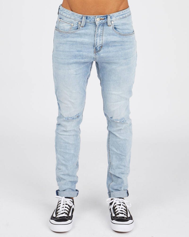 Black Palms The Tapered Slim Jeans for Mens