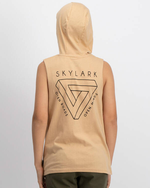 Skylark Fracture Hooded Muscle for Mens