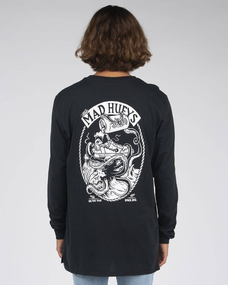 The Mad Hueys Octopissed Long Sleeve T-Shirt for Mens