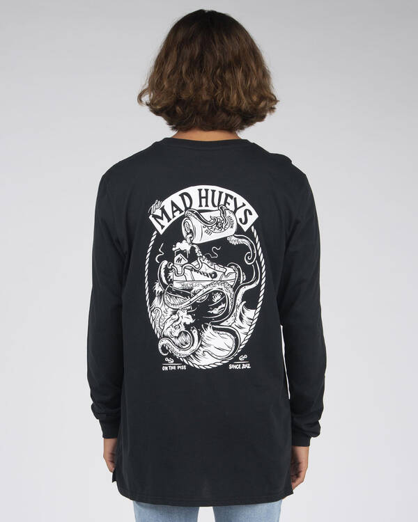 The Mad Hueys Octopissed Long Sleeve T-Shirt for Mens