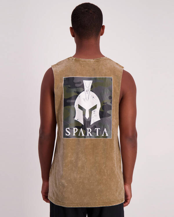 Sparta Mask Muscle Tank for Mens