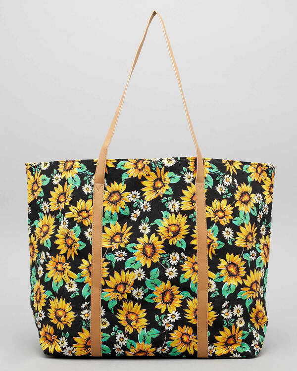 Mooloola Sunflower Beach Bag for Womens