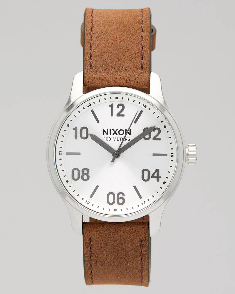 Nixon Patrol Silver/Brown for Mens