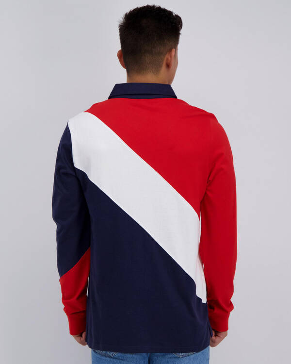 Fila Mazen Long Sleeve Polo Shirt for Mens