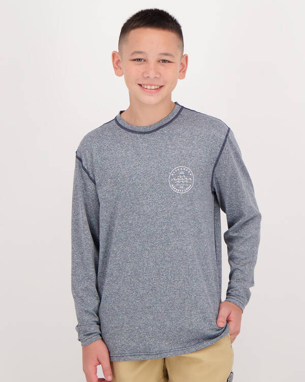 Billabong Boys' Wavy Day Loose Fit Rash Vest for Mens