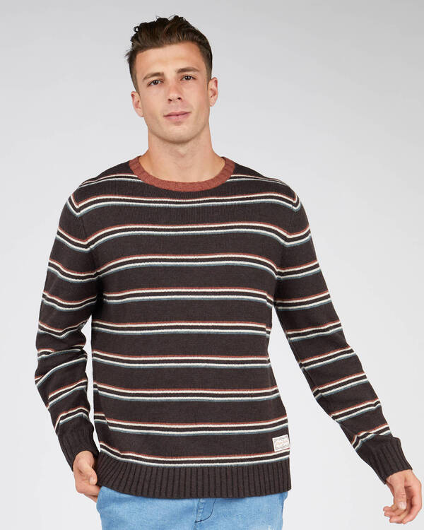 Rhythm Vintage Stripe Knit Jumper for Mens