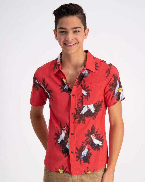 Skylark Flamin Galah Short Sleeve Shirt for Mens