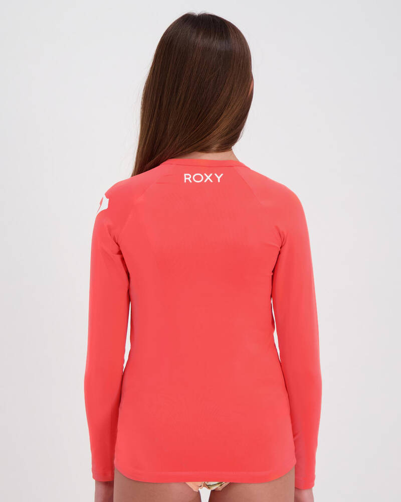 Roxy Girls Funny Waves Long Sleeve Rash Vest for Womens