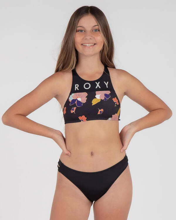 Roxy Girls' Riding Time Bikini Top for Womens