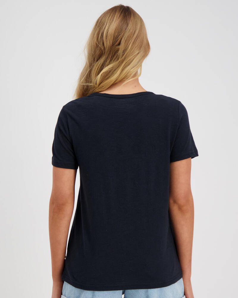 Roxy Red Sunset T-Shirt for Womens