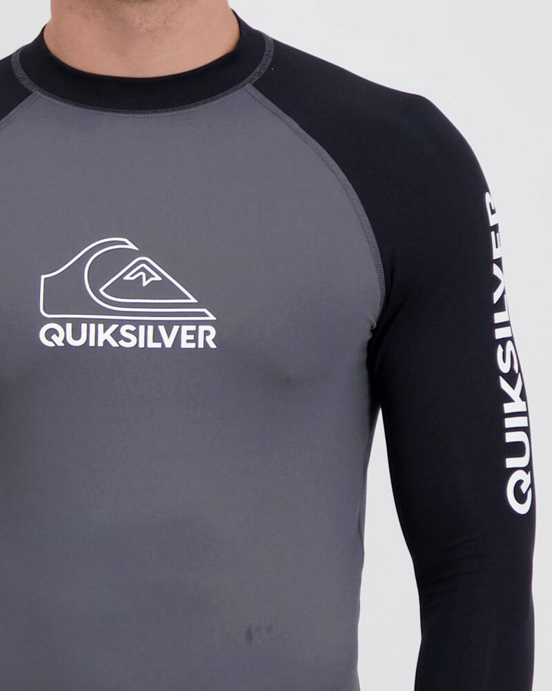 Quiksilver Tour Long Sleeve Rash Vest for Mens