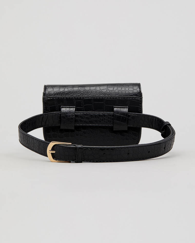 Ava And Ever Katie Croc Bum Bag for Womens