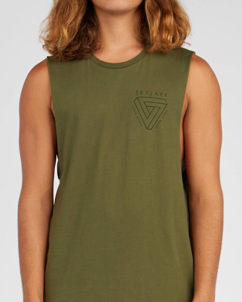 Skylark Fracture Muscle Tank for Mens