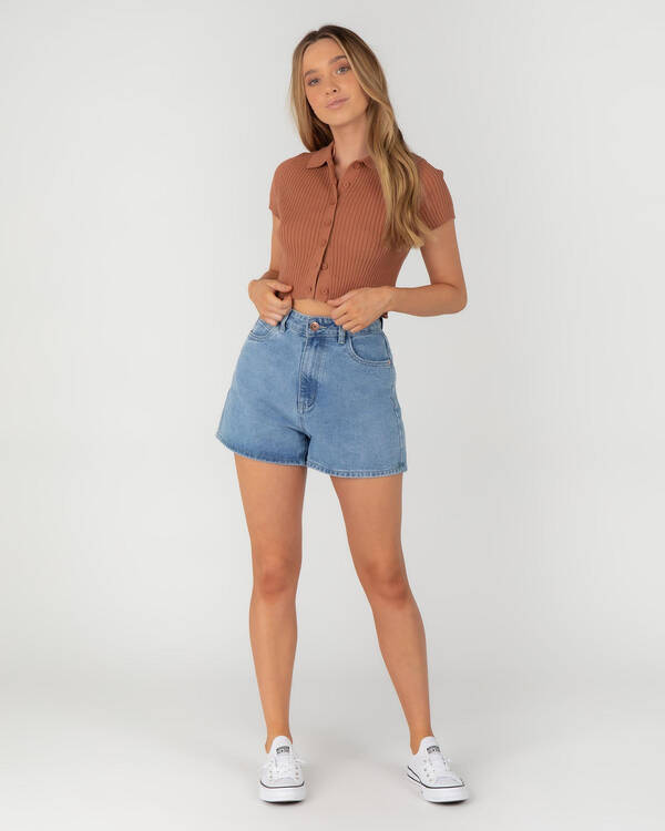 Into Fashions Right On Knit Top for Womens