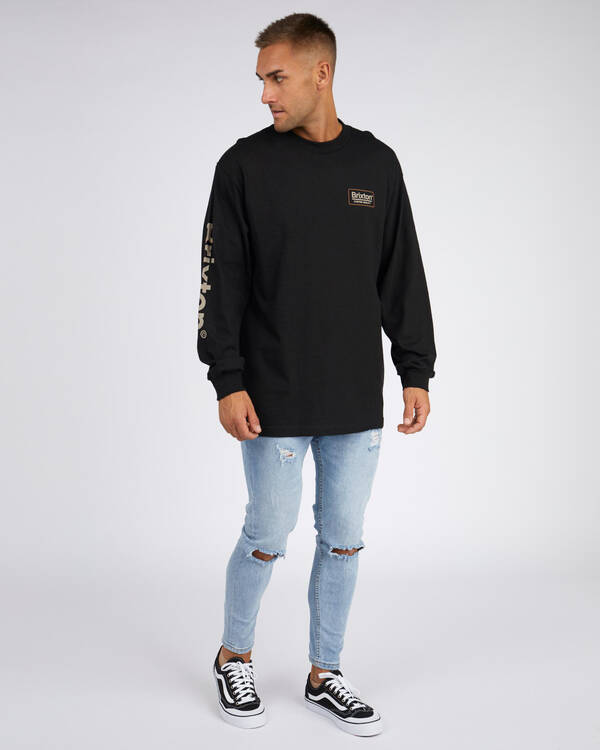 Brixton Palmer II Long Sleeve T-shirt for Mens