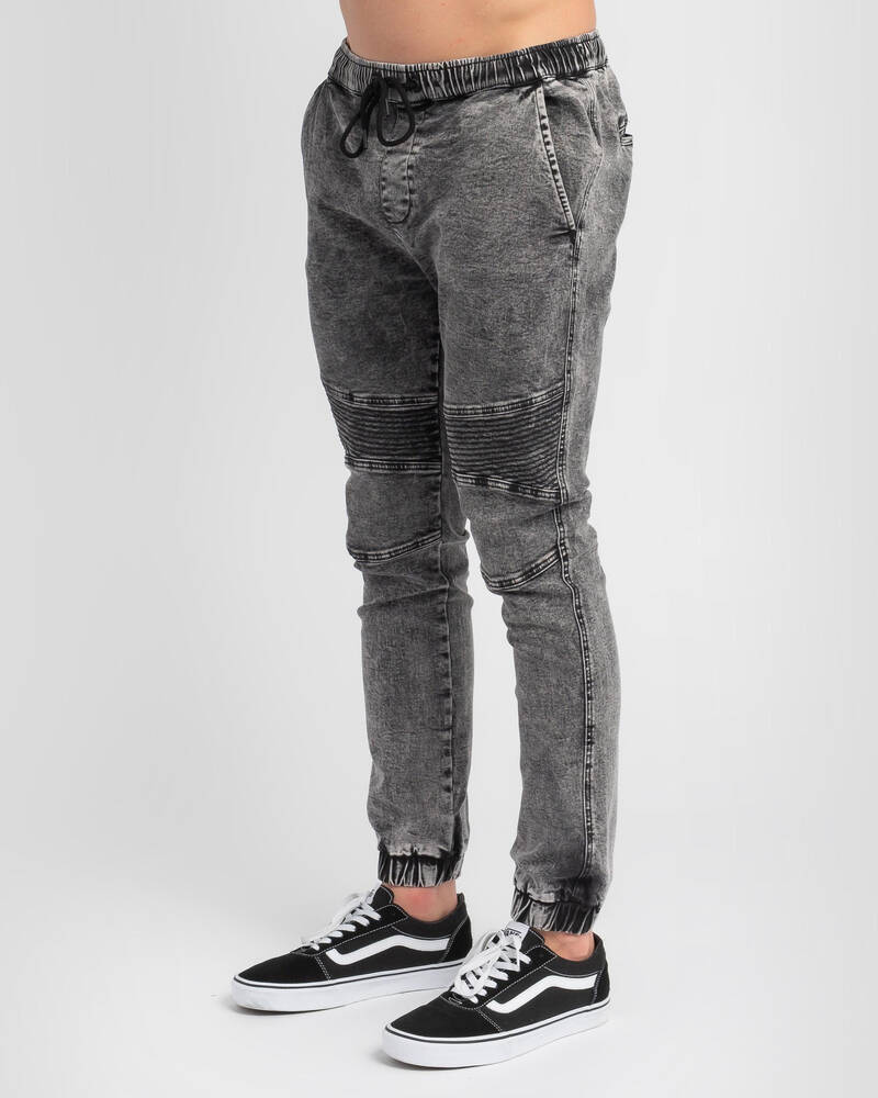 Lucid Commando Denim Jogger Pants for Mens