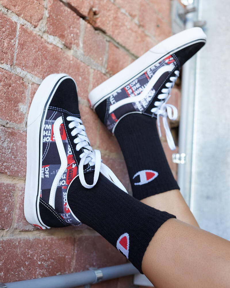 Champion Womens Logo Quarter Crew Sock Pack for Womens