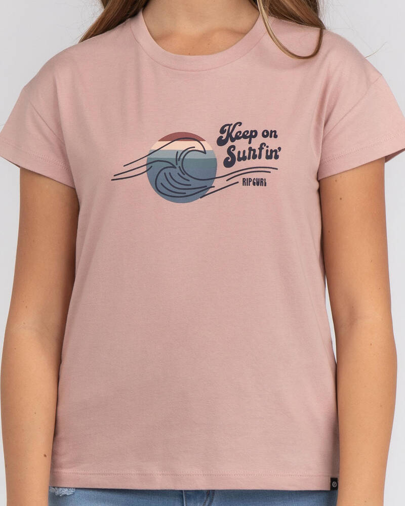 Rip Curl Girls' Keep On Surfin T-Shirt for Womens