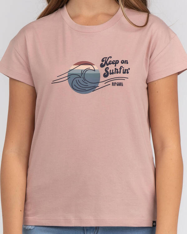 Rip Curl Girls' Keep On Surfin T-Shirt for Womens