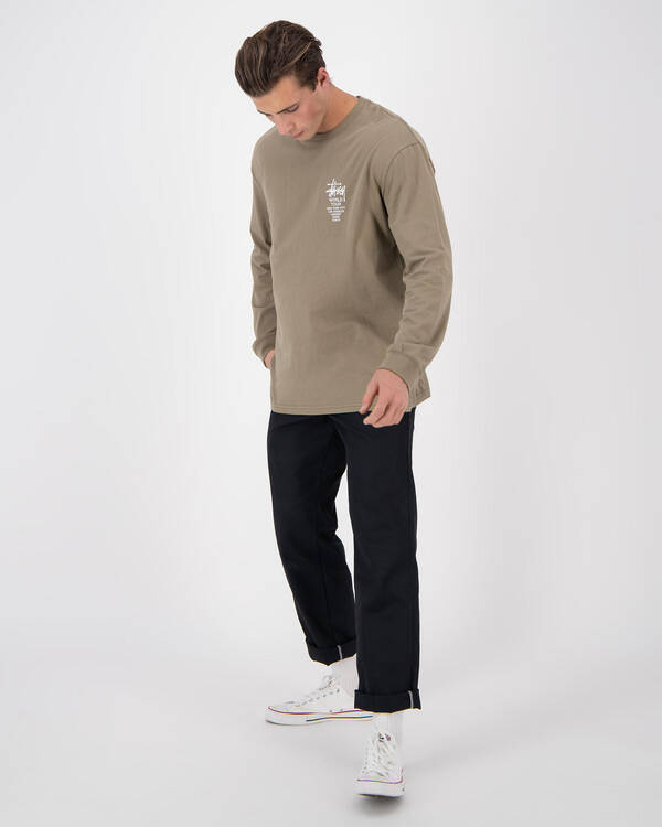 Stussy Tour Long Sleeve T-Shirt for Mens