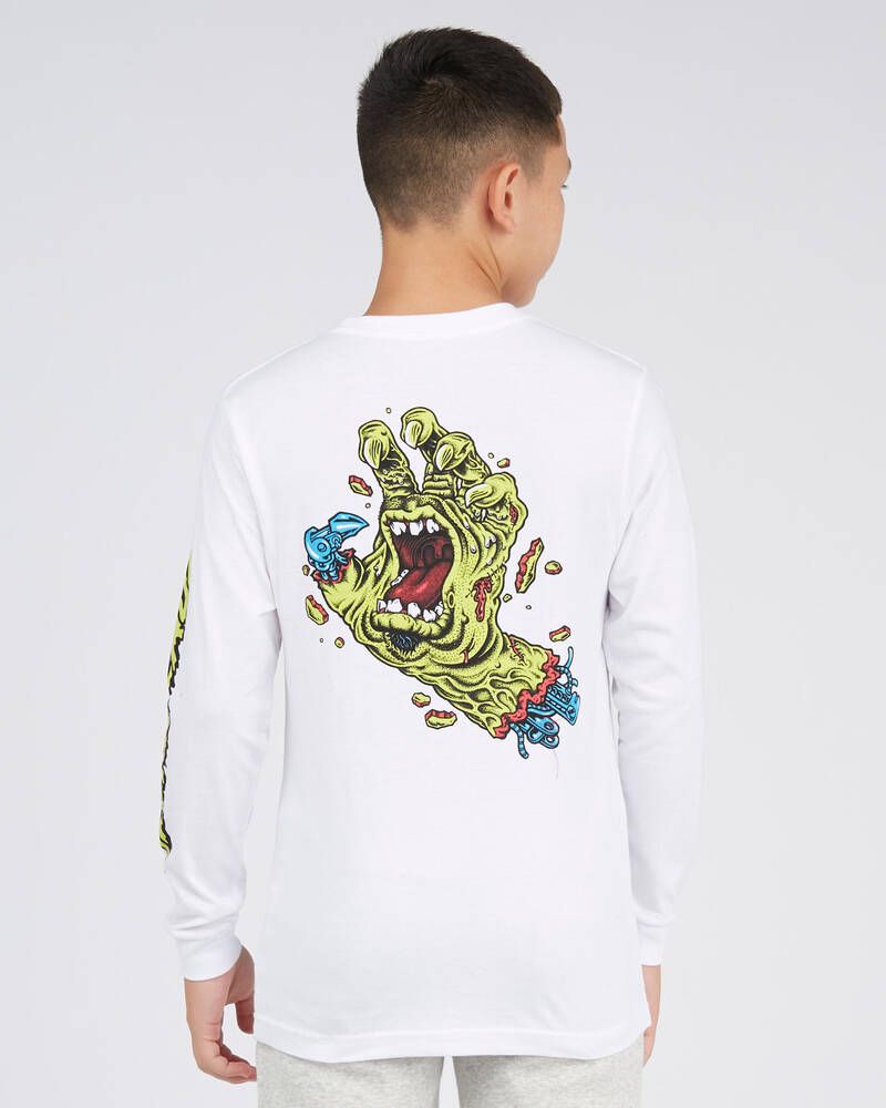 Santa Cruz Boys Rob Hand Long Sleeve T-Shirt for Mens