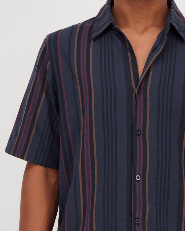 Afends Don Pedro Ss Shirt for Mens
