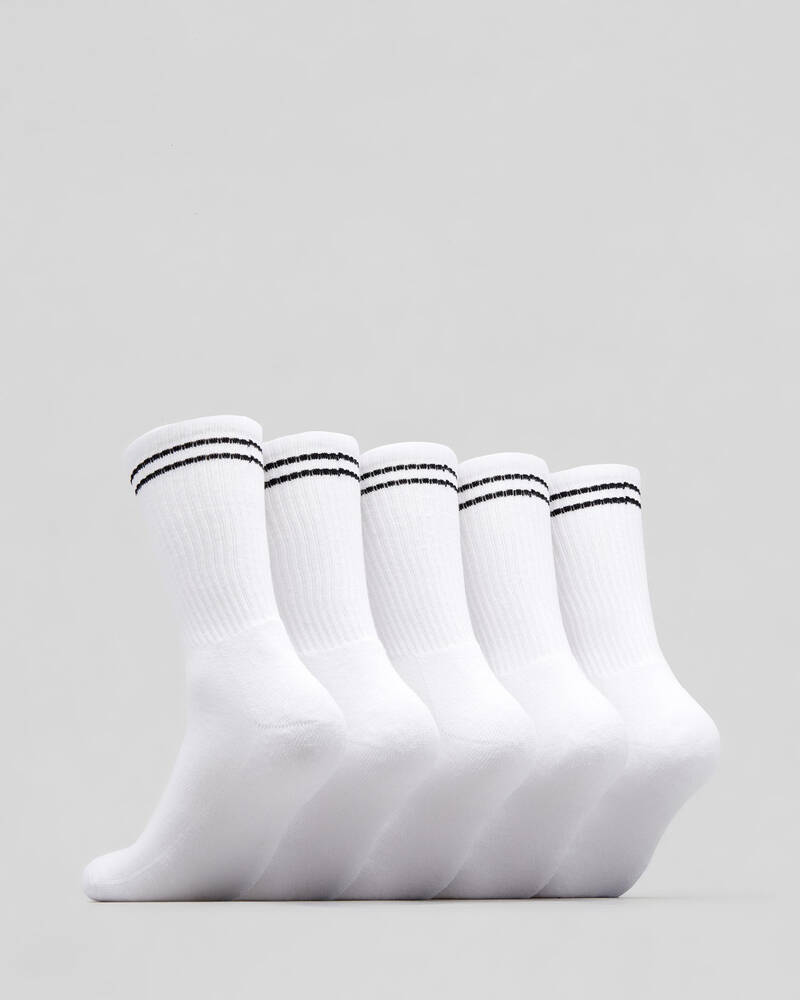 RVCA Union Sock III 5 Pack for Mens