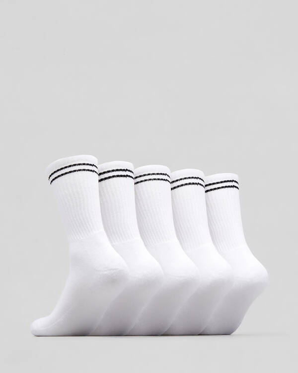 RVCA Union Sock III 5 Pack for Mens