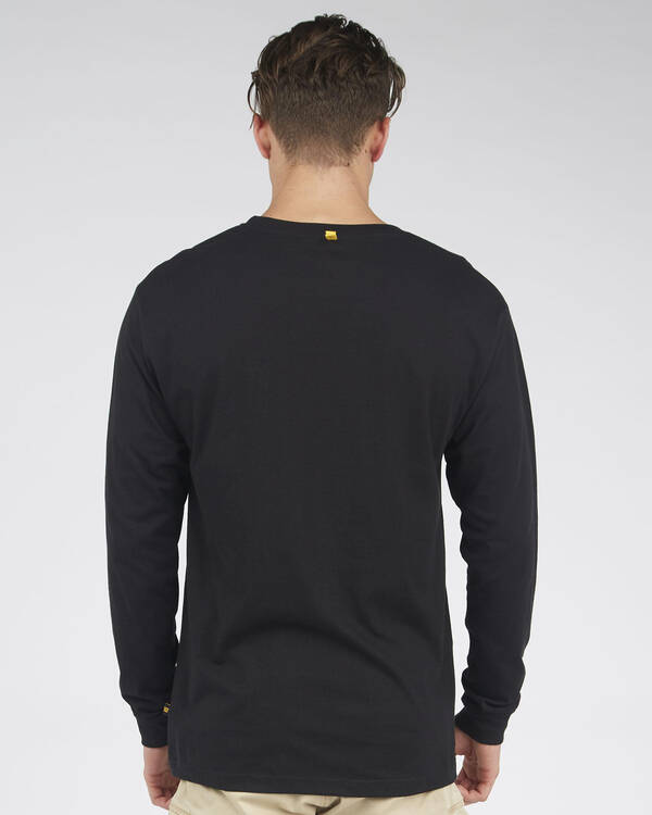 Cat Trademark Banner Long Sleeve T-shirt for Mens