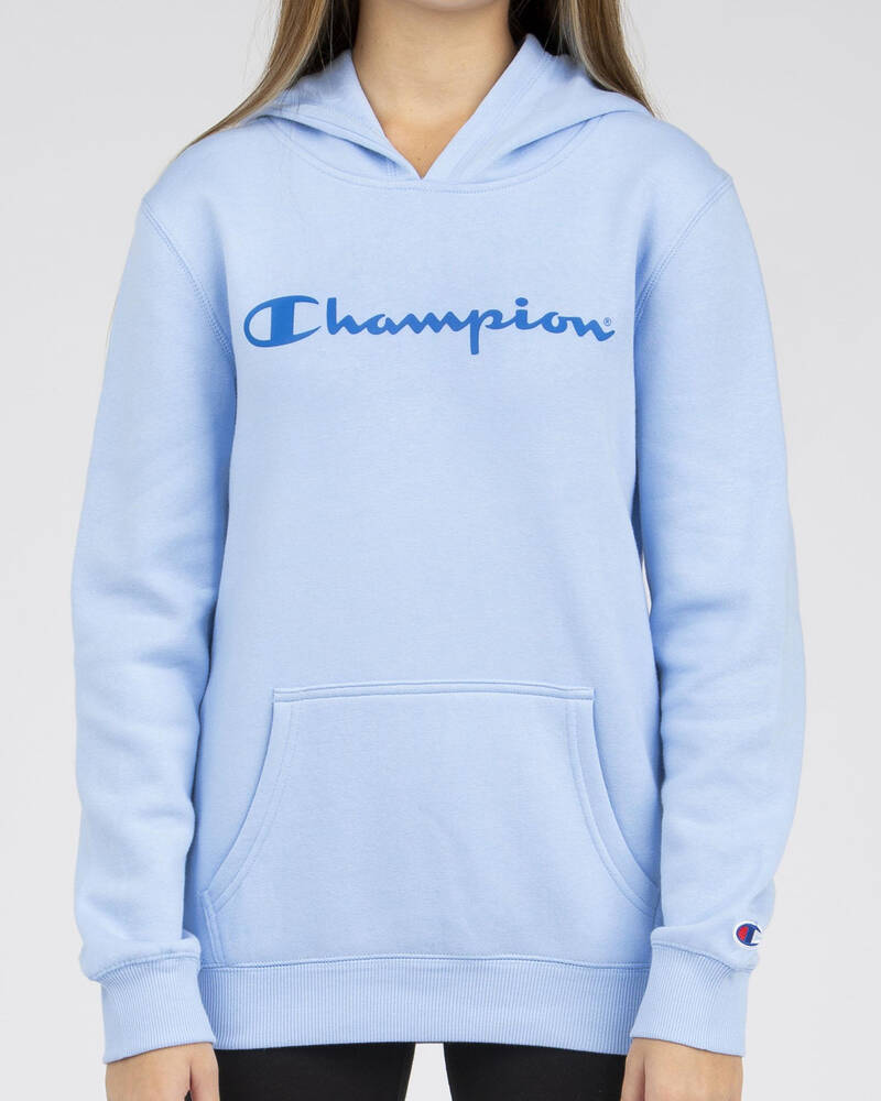 Champion Girls' Logo Hoodie for Womens