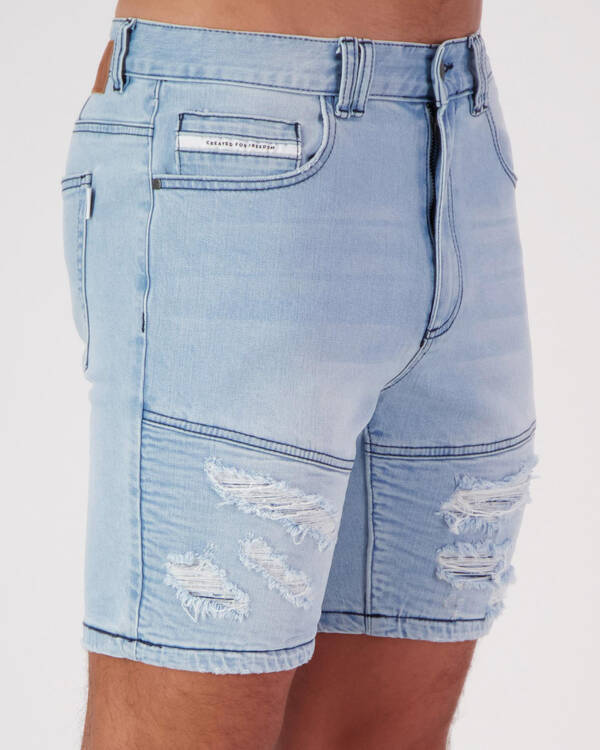 Nena & Pasadena Combination Denim Short for Mens