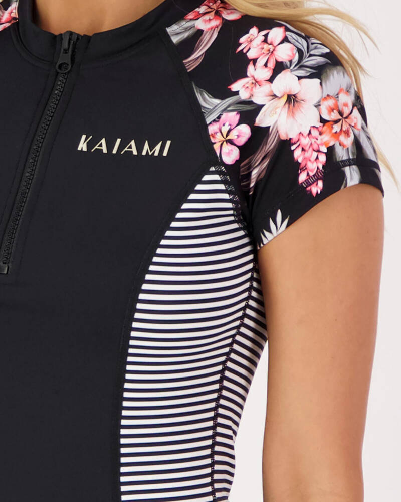 Kaiami Kona Cap Sleeve Rash Vest for Womens