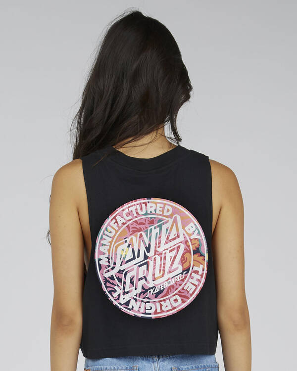 Santa Cruz Vintage Rose Tank Top for Womens