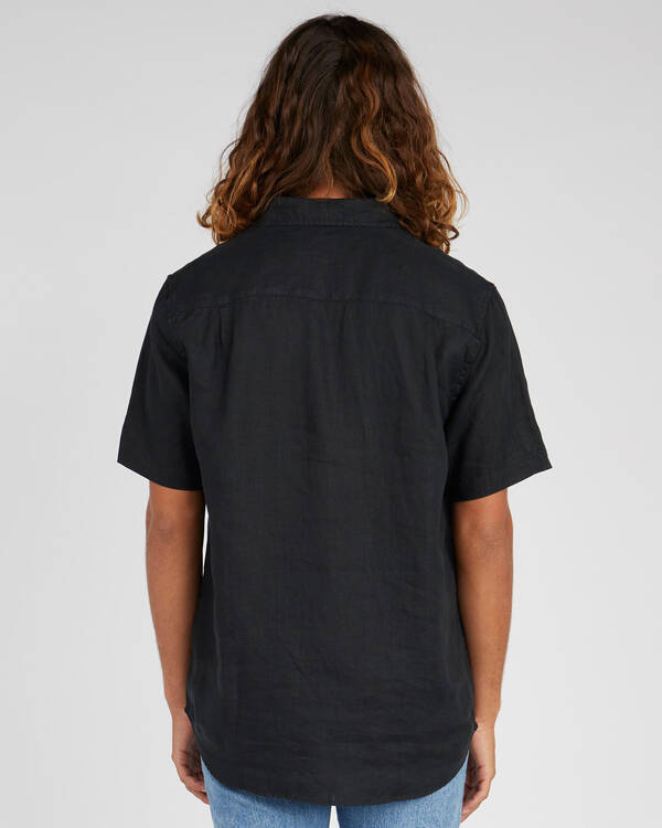 Academy Brand Hampton Linen Short Sleeve Shirt for Mens