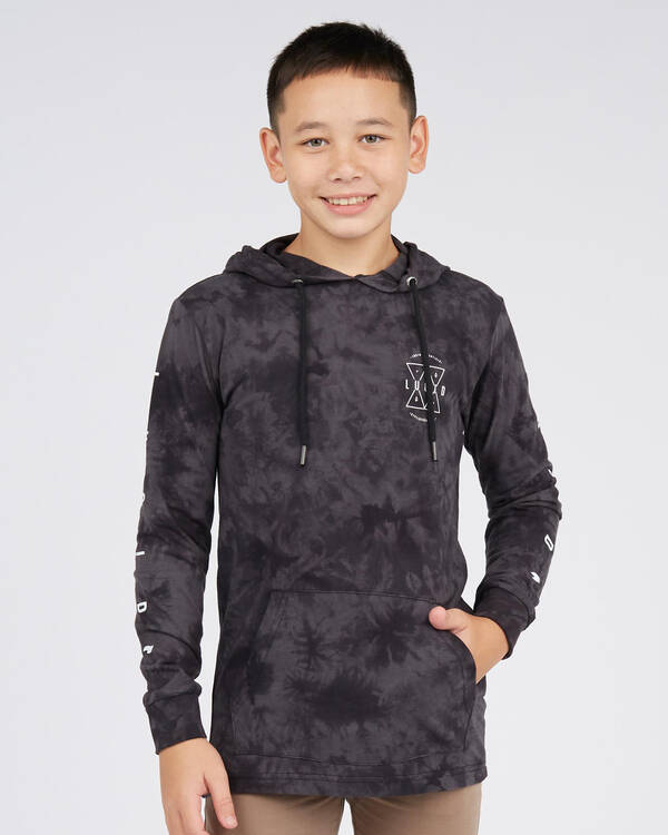 Lucid Boys Chaos Hooded Long Sleeve T-Shirt for Mens
