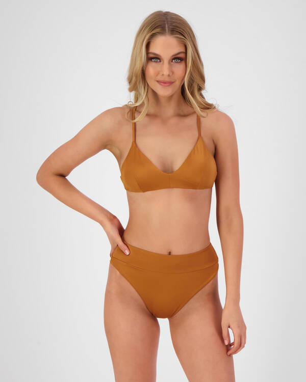 RVCA Solid Bikini Top for Womens