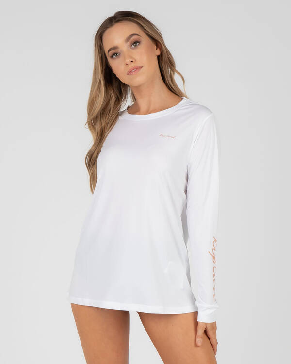 Rip Curl Tropic Sol Long Sleeve Rash Vest for Womens