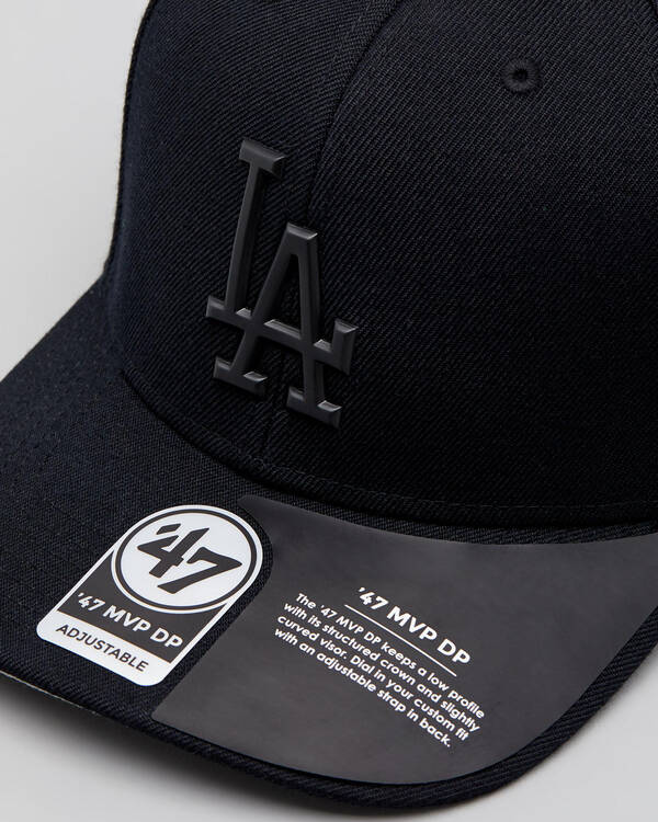 Forty Seven Los Angeles Dodgers Caster Chrome MVP Snapback Cap for Mens