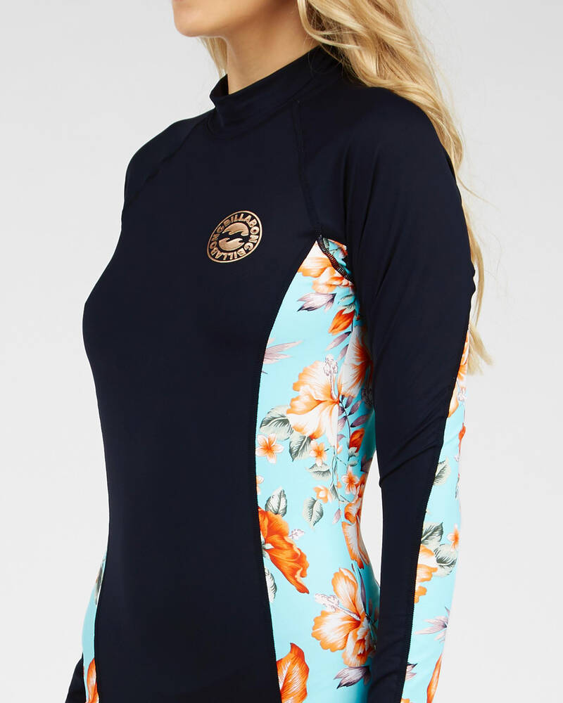 Billabong Oasis Long Sleeve Rash Vest for Womens